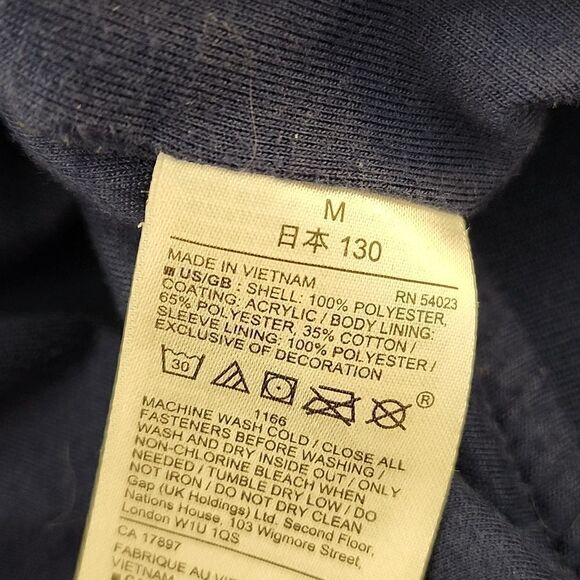 GAP KIDS Girl's Floral Bomber Jacket Smooth Weave Light-weight Medium - Picture 8 of 11